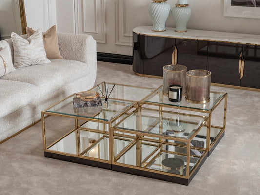 Parma Modern Glass Coffee Table – Luxe Life Furniture