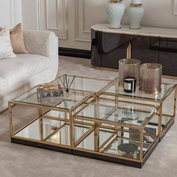 Parma Modern Glass Coffee Table – Luxe Life Furniture