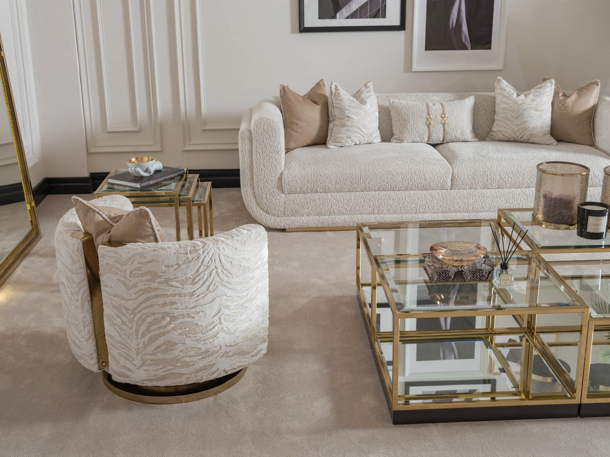 Parma Modern Glass Coffee Table – Luxe Life Furniture