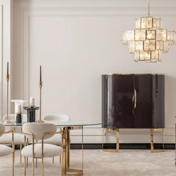 Luxury Parma Glass Top Dining Table – Luxe Life Furniture