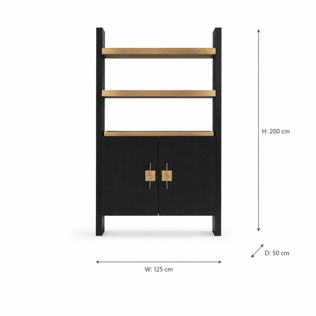 Pietra Library Shelf