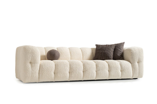 Unwind in Modern Luxury: Puffin 3 Seater Sofa