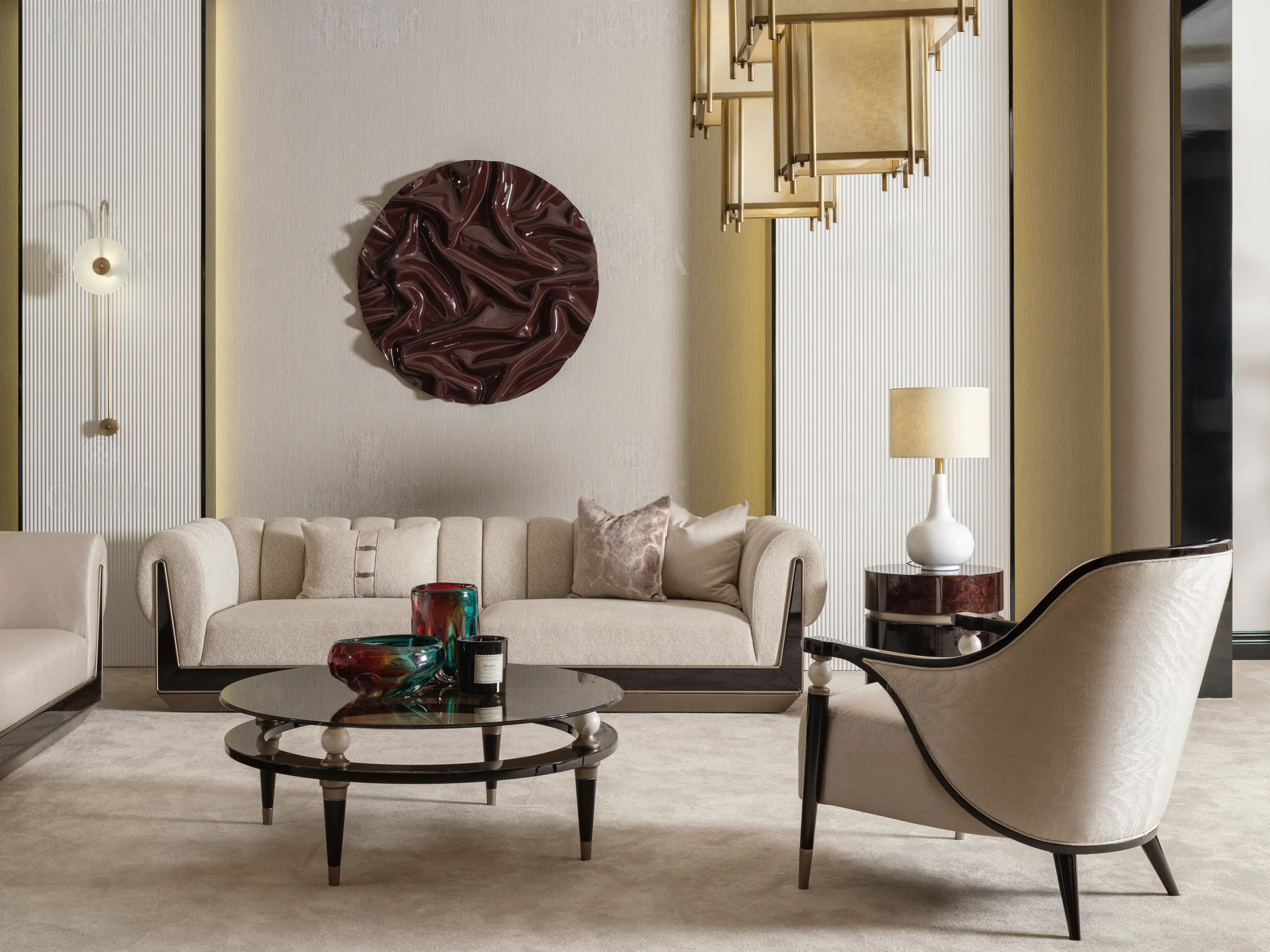 Senato 4 Seater Sofa + Armchair + Coffee Table – Ex Display