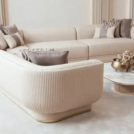 Small Corner Couch: Oscar Sofa Collection by Luxe Life Furniture