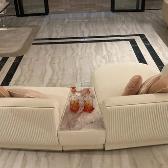 Small Corner Couch: Oscar Sofa Collection by Luxe Life Furniture
