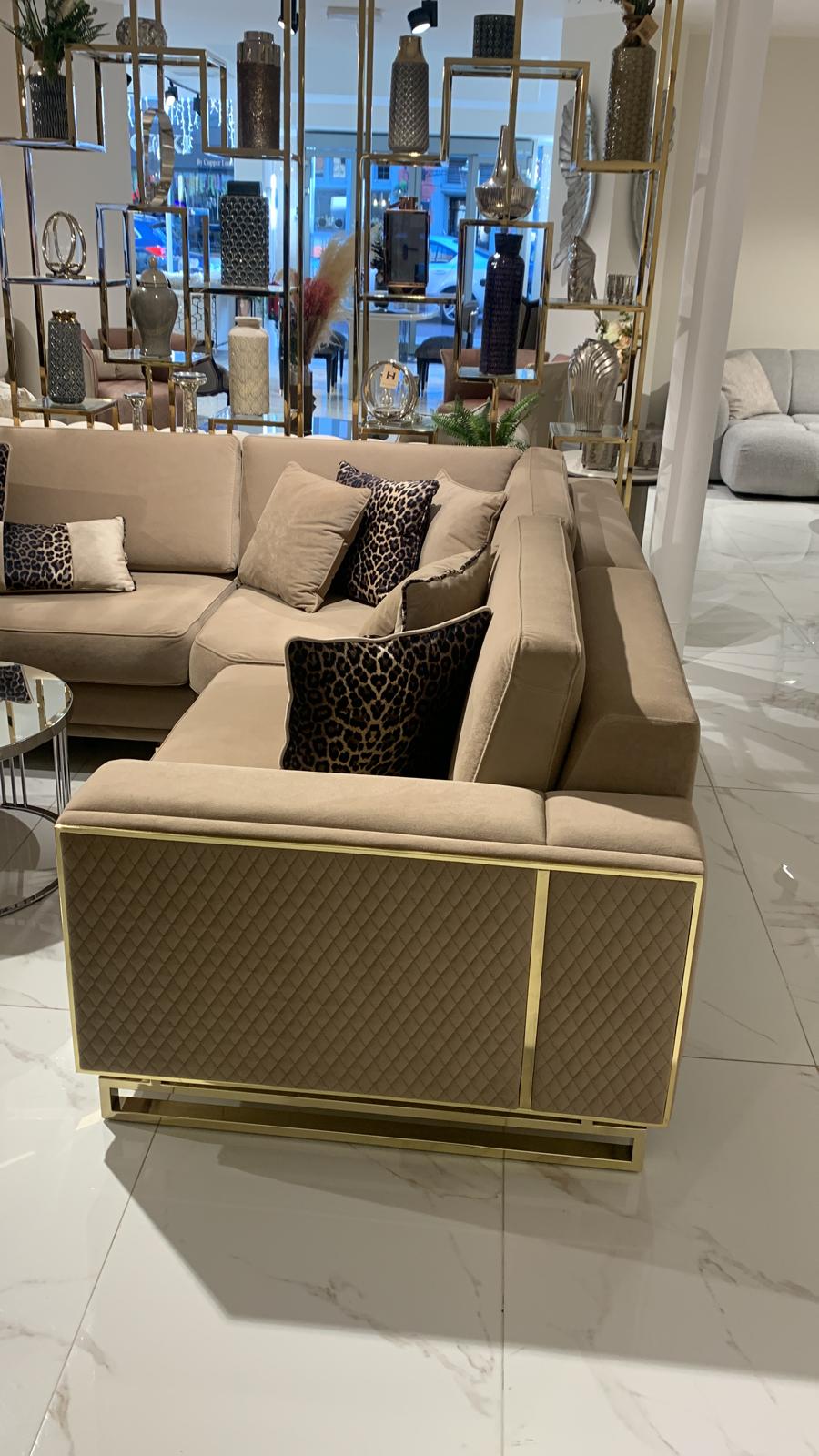 Uluda Corner Sofabed – Beige (Clearance Sale)