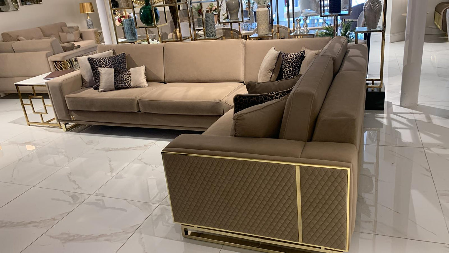 Uluda Corner Sofabed – Beige (Clearance Sale)