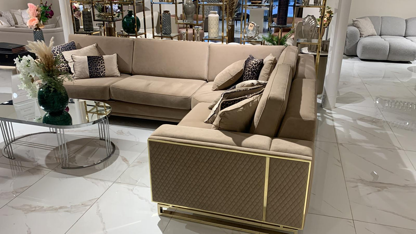 Uluda Corner Sofabed – Beige (Clearance Sale)