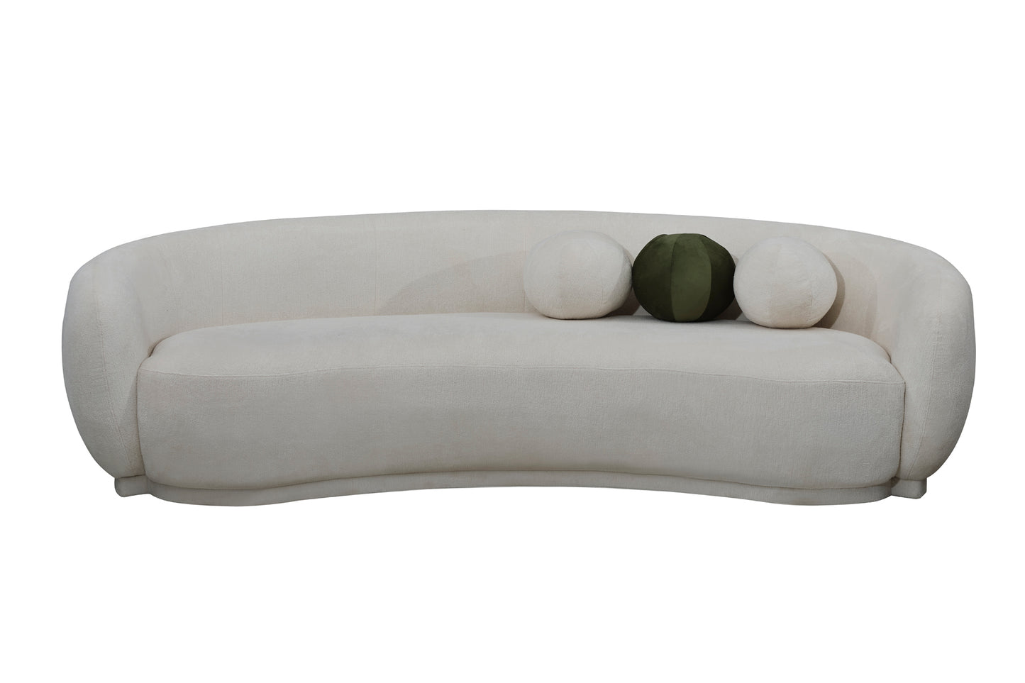 Amore Curved 4-Seater Sofa