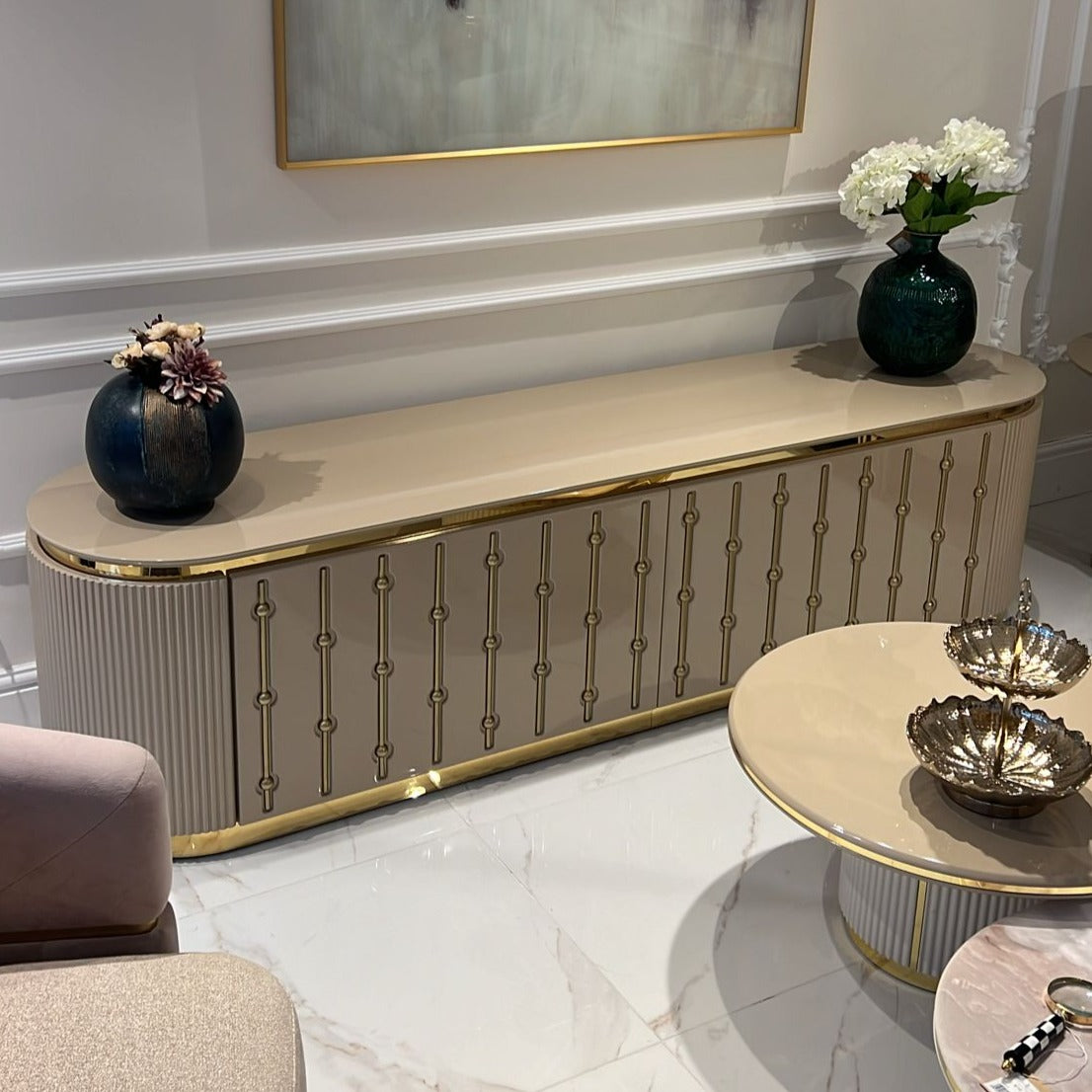 Miami TV Unit: Luxe Life Furniture