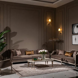 Monaco Fringed 4 Seater Sofa