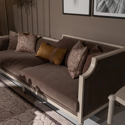 Monaco Wooden Frame 4 Seater Sofa
