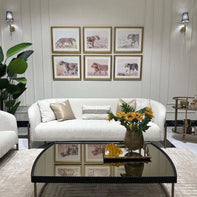 Lyon 3 Seater Fabric Sofa: Spacious Comfort