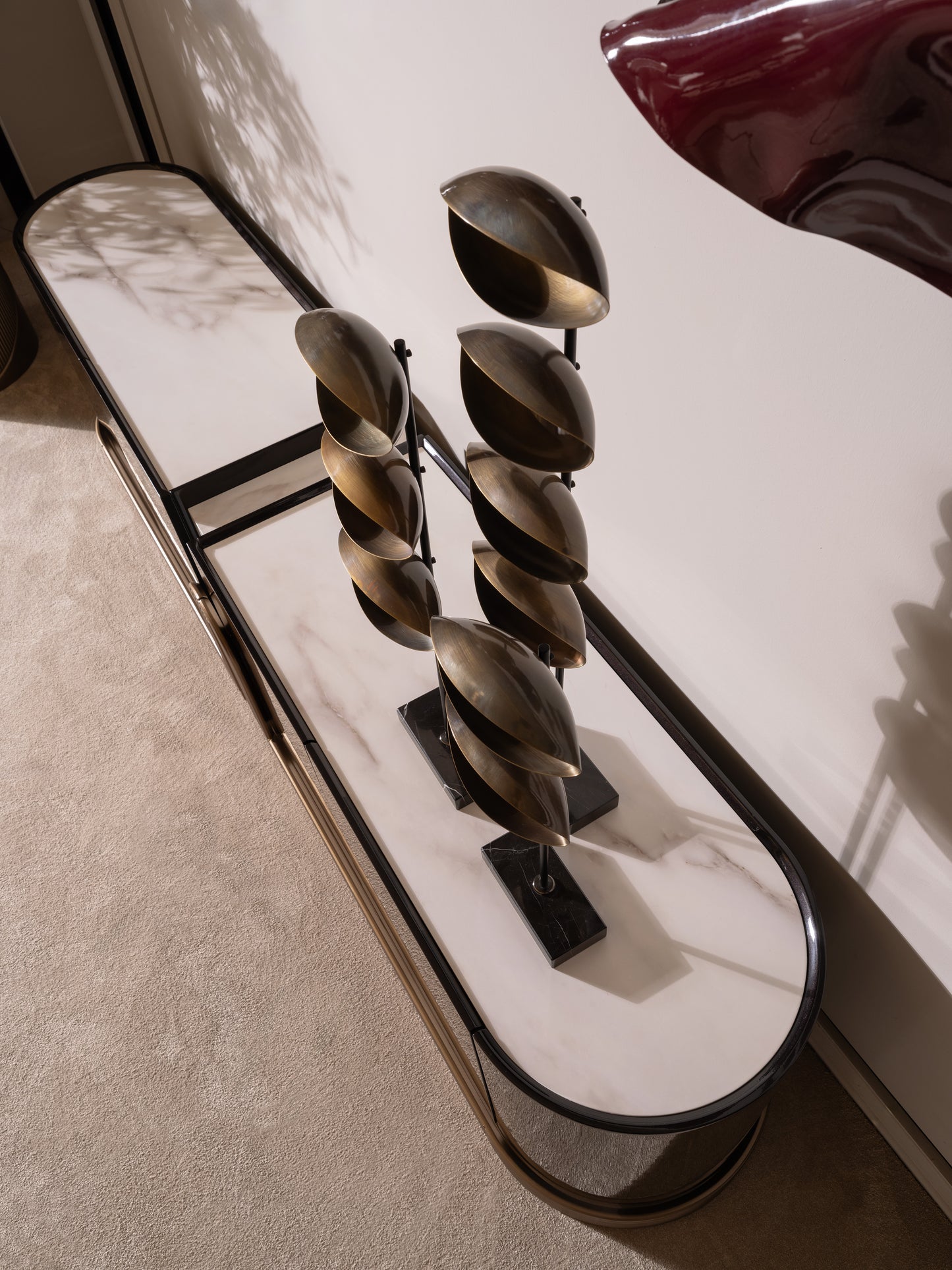 Zenith Dining TV unit showing the top surface 