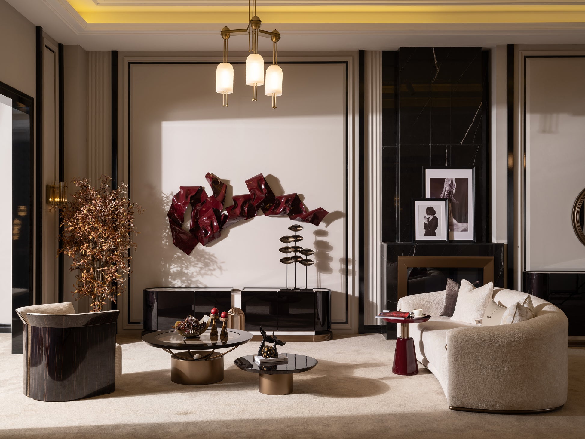 Zentih coffee tables in living room 