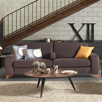 Anemon 3 Seater Sofa | Leather-Look Luxury – Luxe Life Furniture