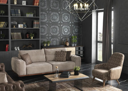 Anka armchair in modern UK living room