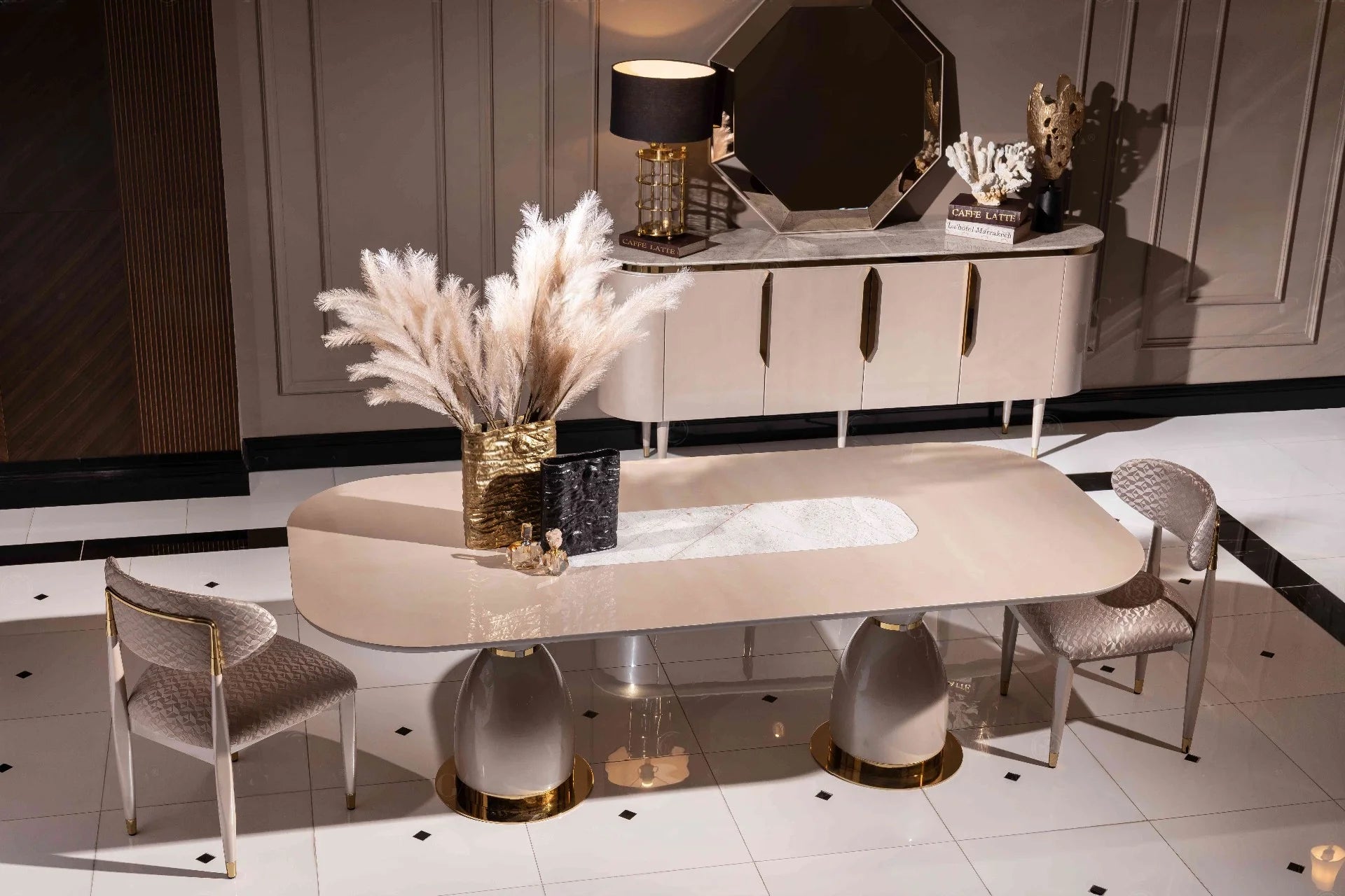 Braga table matching various home decors