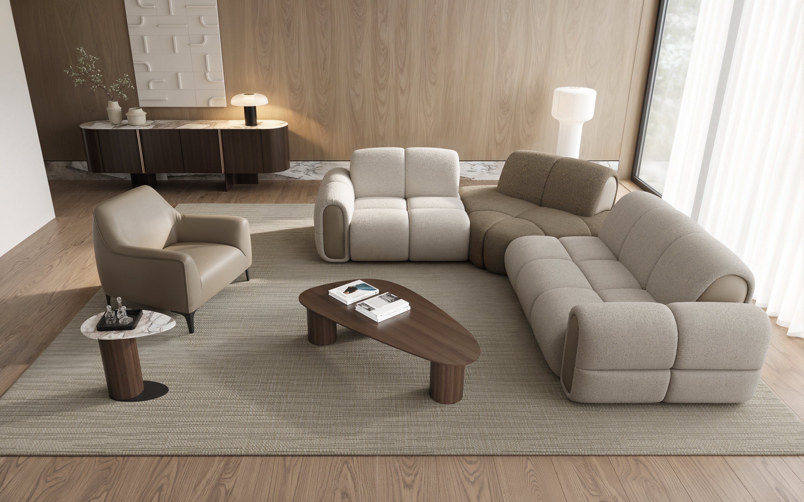 Buma L-Shape Sofa