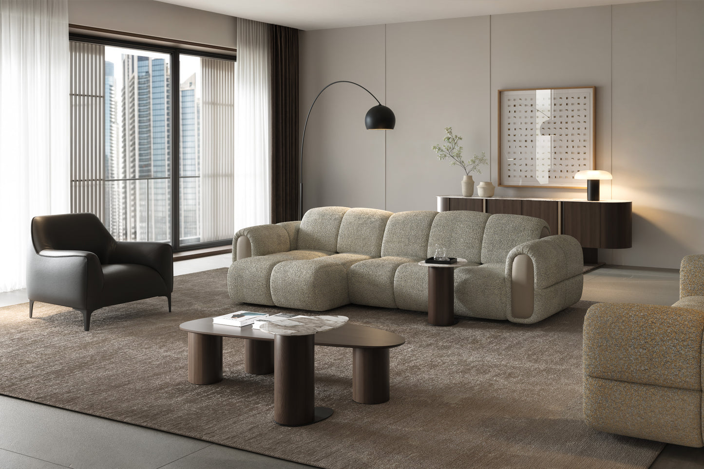 Buma L-Shape Sofa