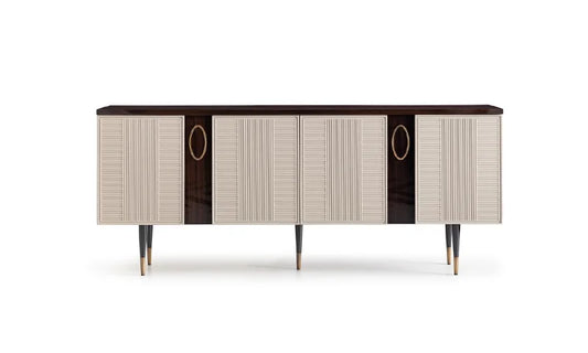 Elegant Casto sideboard with ample storage in cream  finish