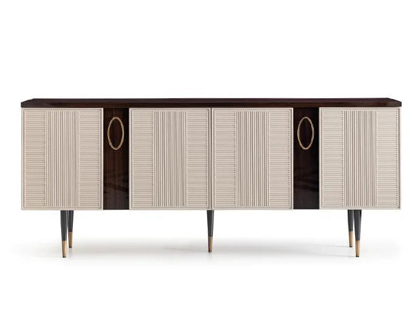 Elegant Casto sideboard with ample storage in cream  finish