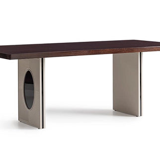 Casto Dining Table in bright, naturally lit cream interior