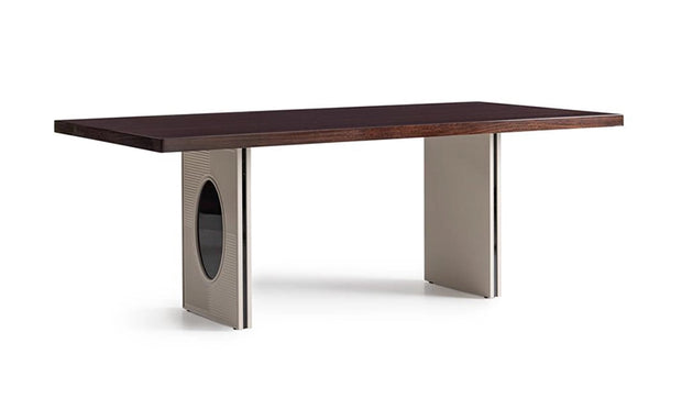 Casto Dining Table in bright, naturally lit cream interior