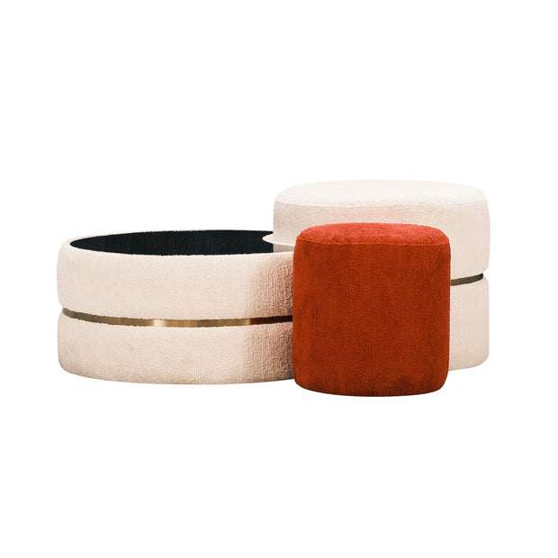 Laila Table Pouffe Set of 3