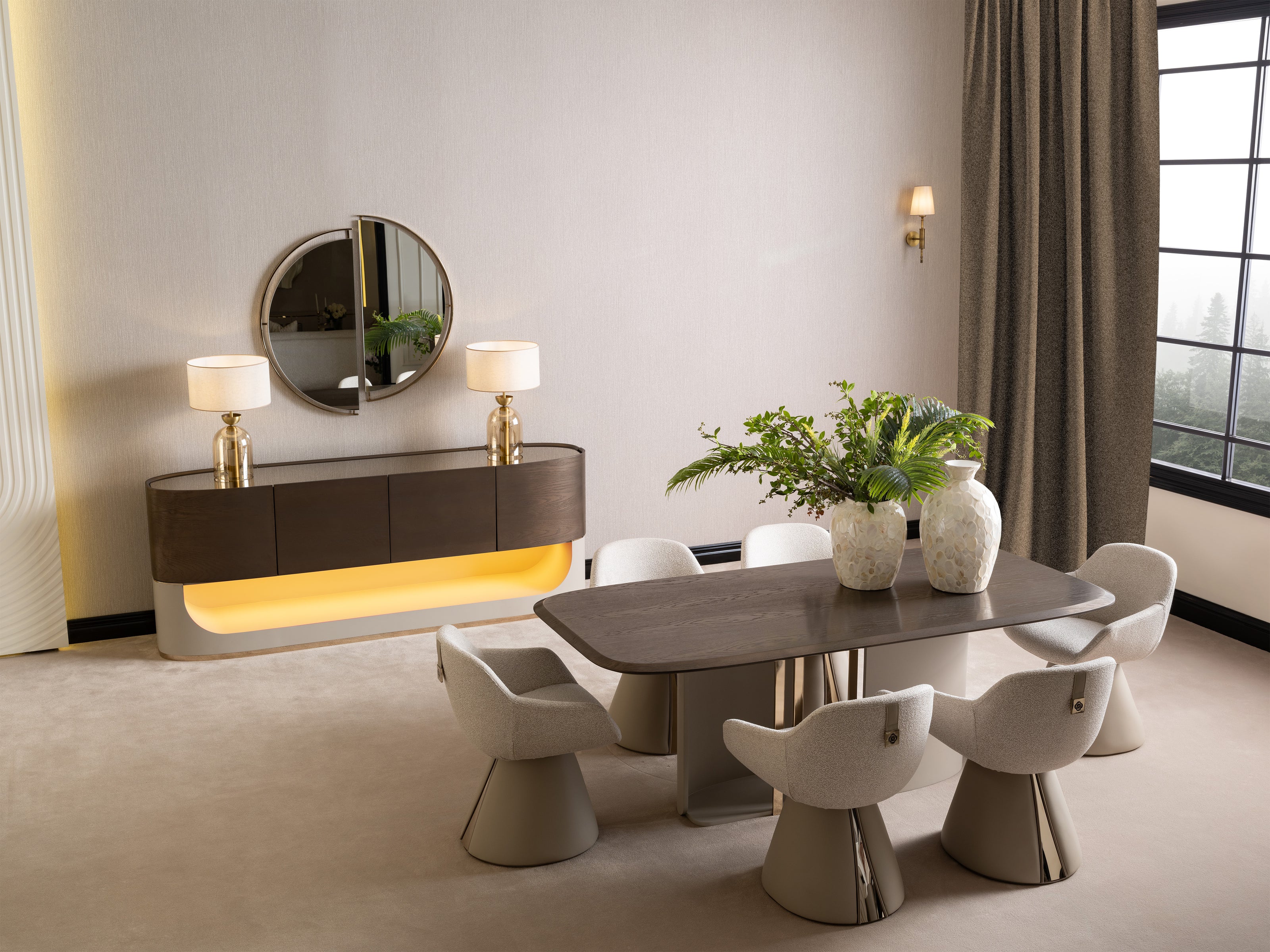Calista Sideboard with Mirror
