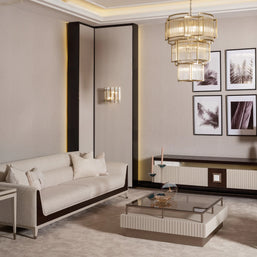 Galante Set of Sofa, parts of sofa,tv unit,coffee table  | Luxe Life Furniturend side table 