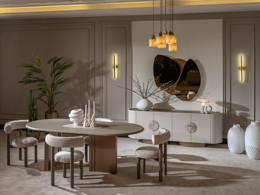 Luna Luxury Dining Set – Luxe Life Furniture Luna Luxury Dining Set – Luxe Life Furniture