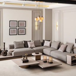 Roma Corner Sofa:Luxe Life Furniture