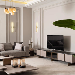 Roma TV Stand: Modern with Ample Storage – Luxe Life Furniture
