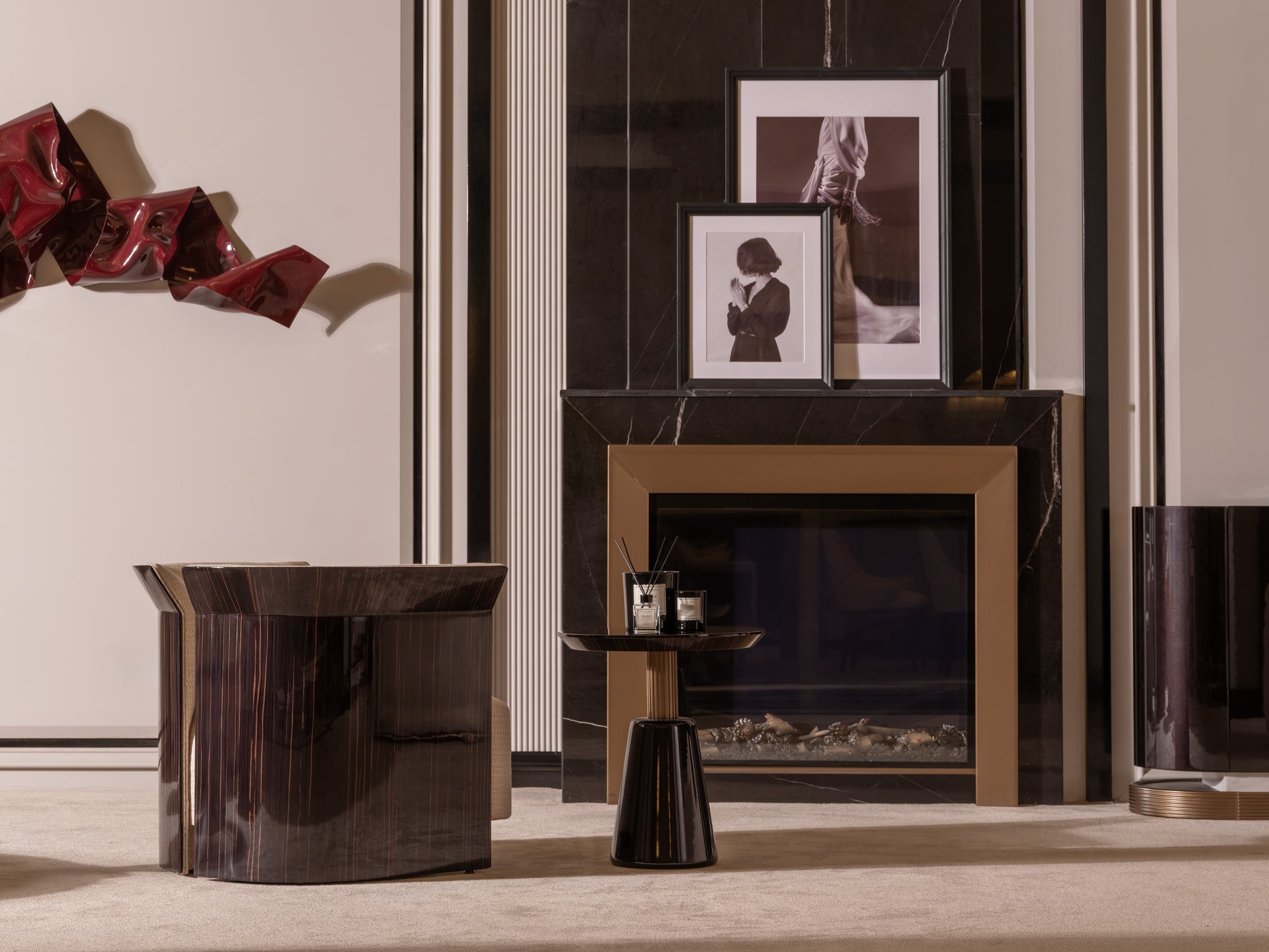 Zenith Dining Set – Modern Luxury Dining Room Furniture with Artistic Accents