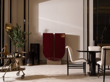 Zenith Dining Set – Modern Luxury Dining Room Furniture with Artistic Accents
