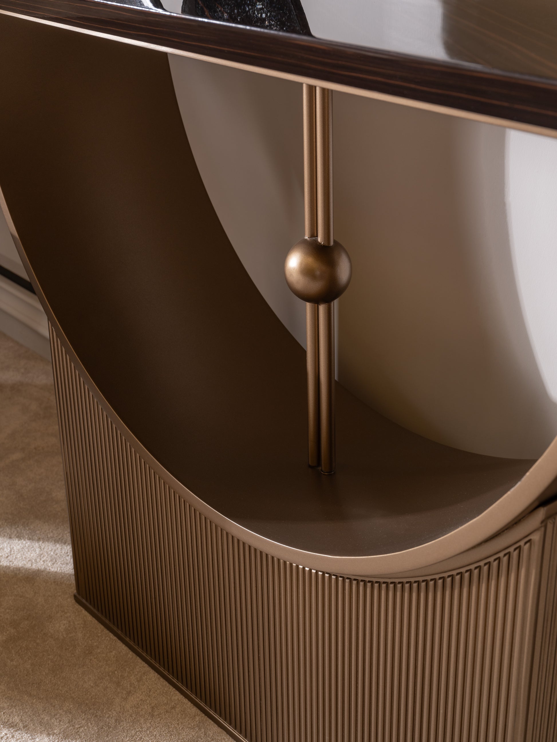 Zenith Dining Set – Modern Luxury Dining Room Furniture with Artistic Accents
