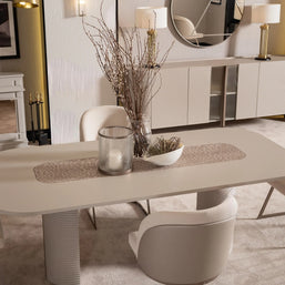 Leora : Mid-Century Modern Dining Set