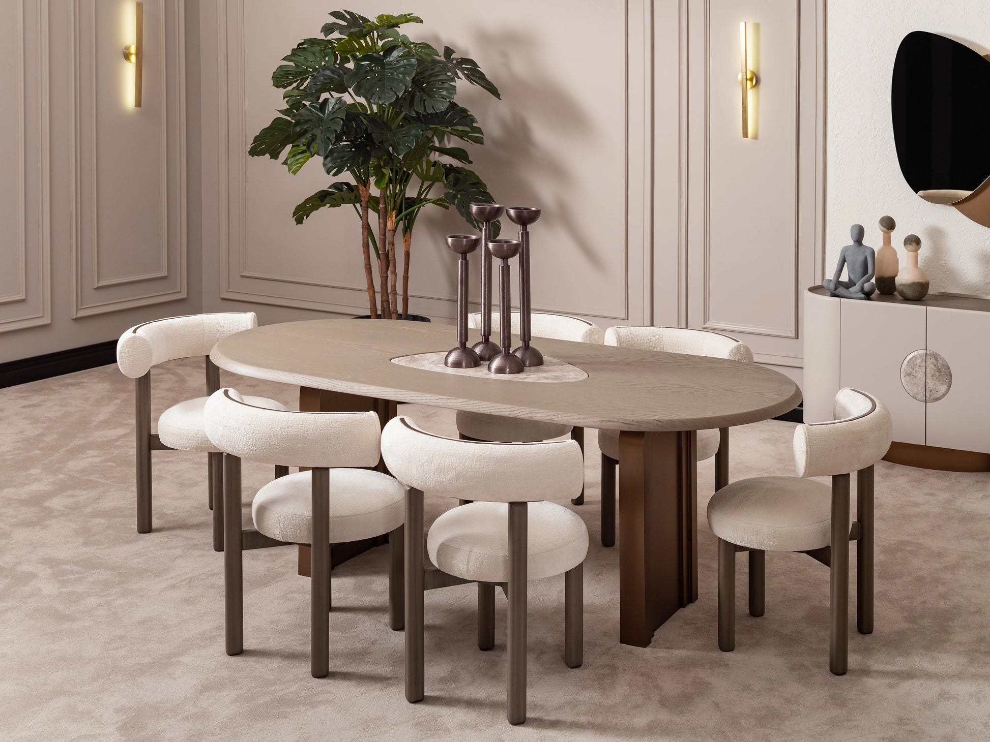 Luna Luxury Dining Set – Luxe Life Furniture