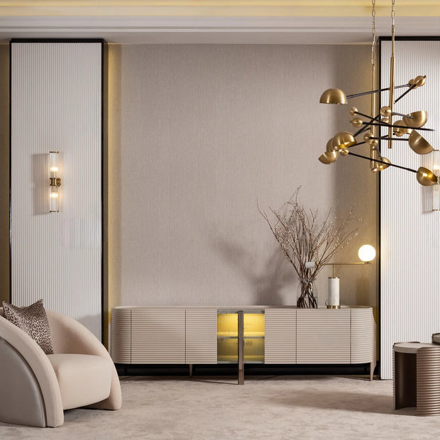 Beige upholstered armchair available in UK
