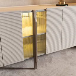Leora sideboard in neutral color palette interior