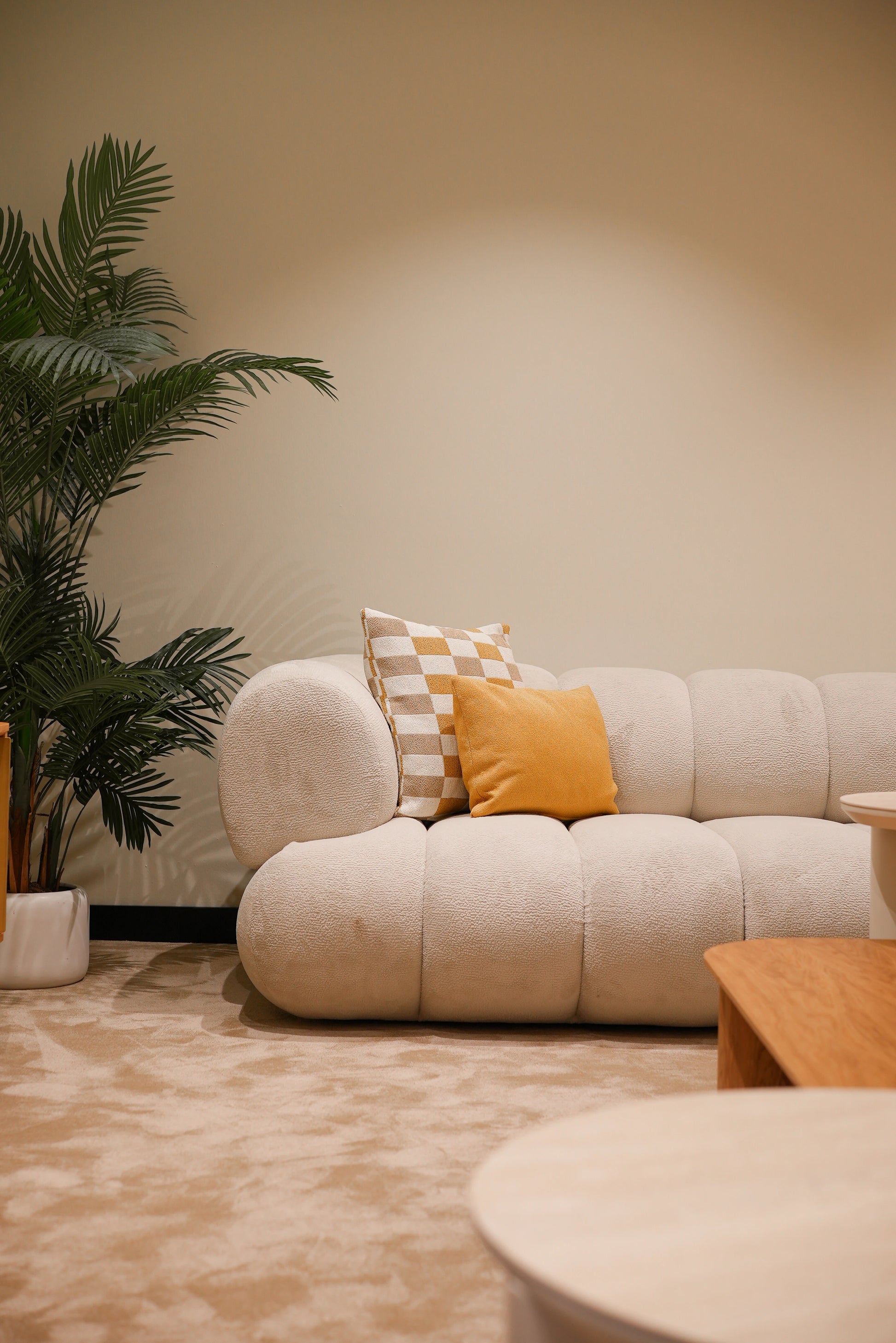 Custom colour and fabric options for the Lia Sofa Set partial view 