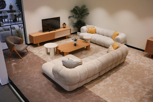 Lia Sofa Set UK styled in a luxury modern living room