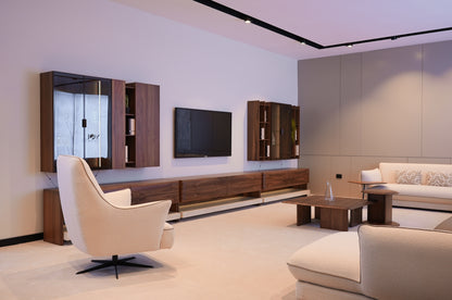 Loretta armchair in luxury fabric for modern living room