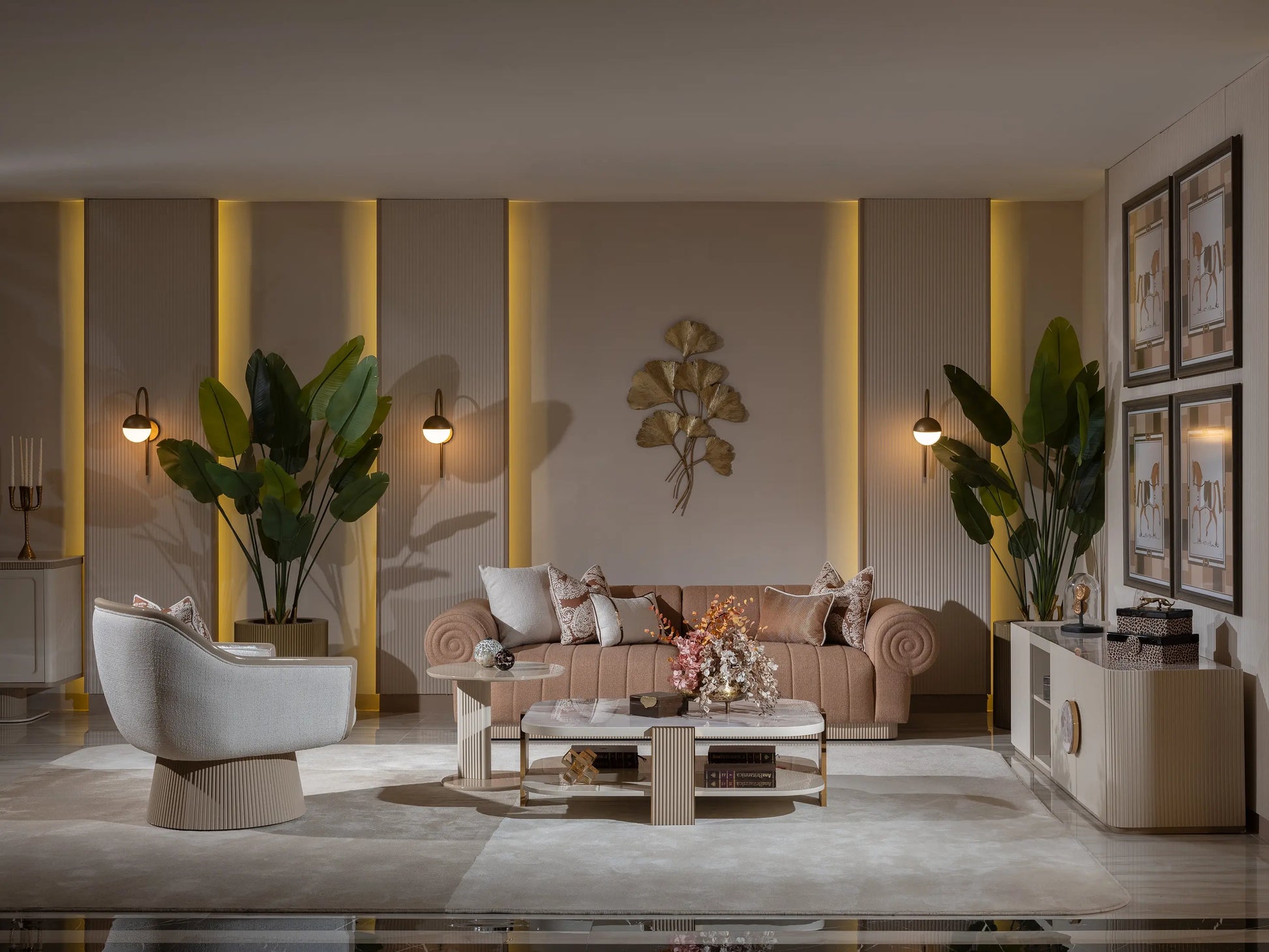 Belezza Sofa Set:Luxe Life Furniture