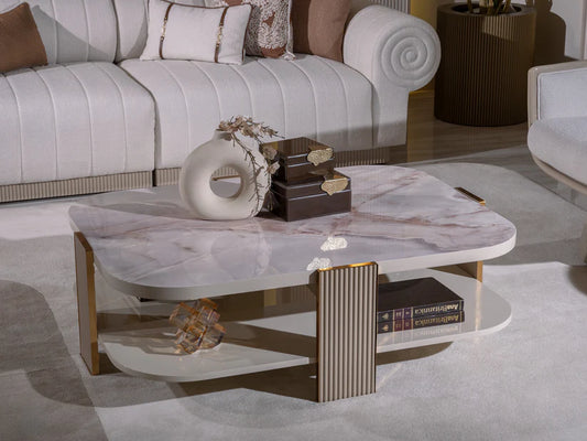 Belezza Coffee Table - Luxurious Addition – Luxe Life Furniture Belezza Coffee Table - Luxurious Addition – Luxe Life Furniture