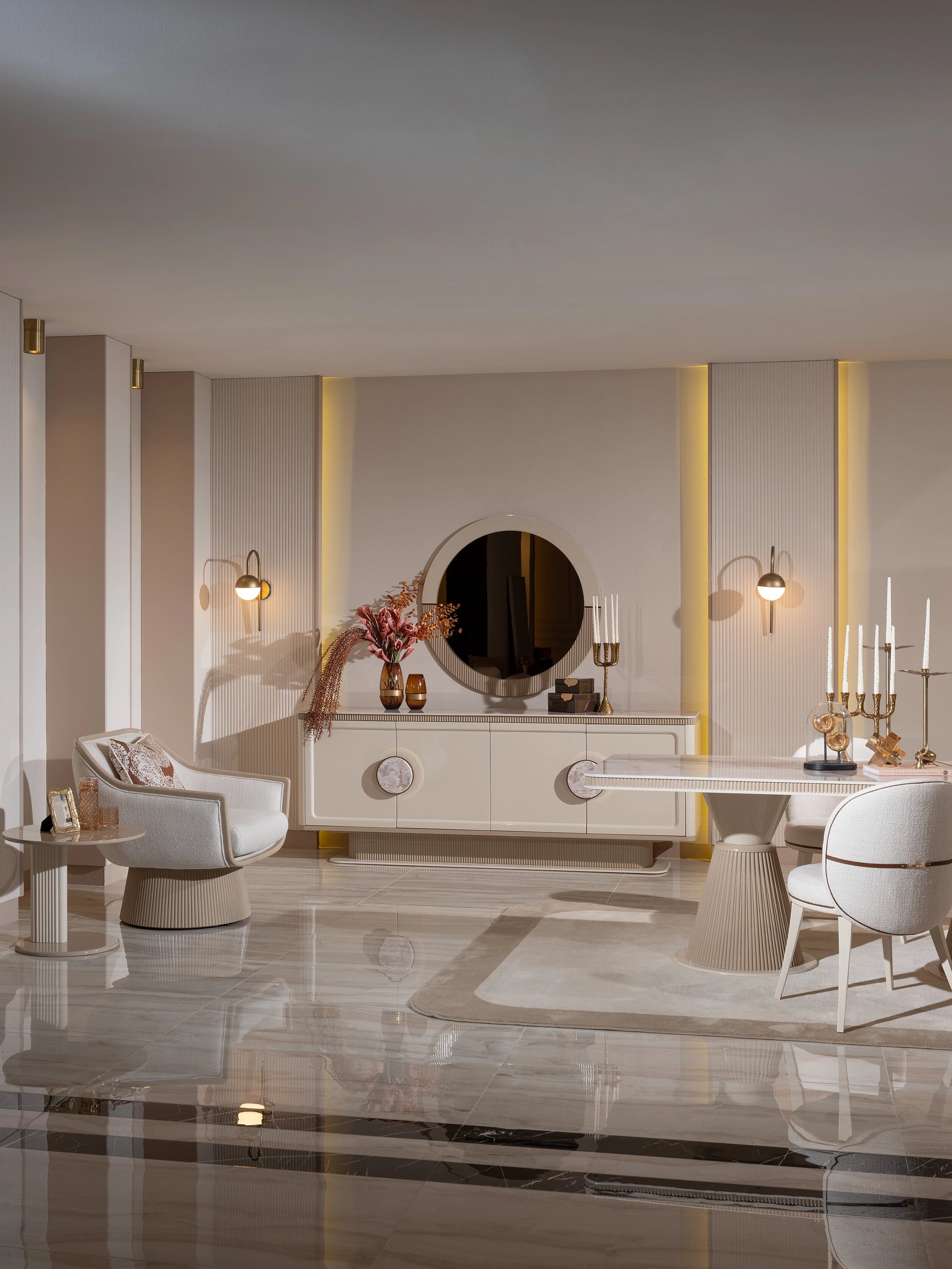 Belezza Dining Set: Luxe Life Furniture