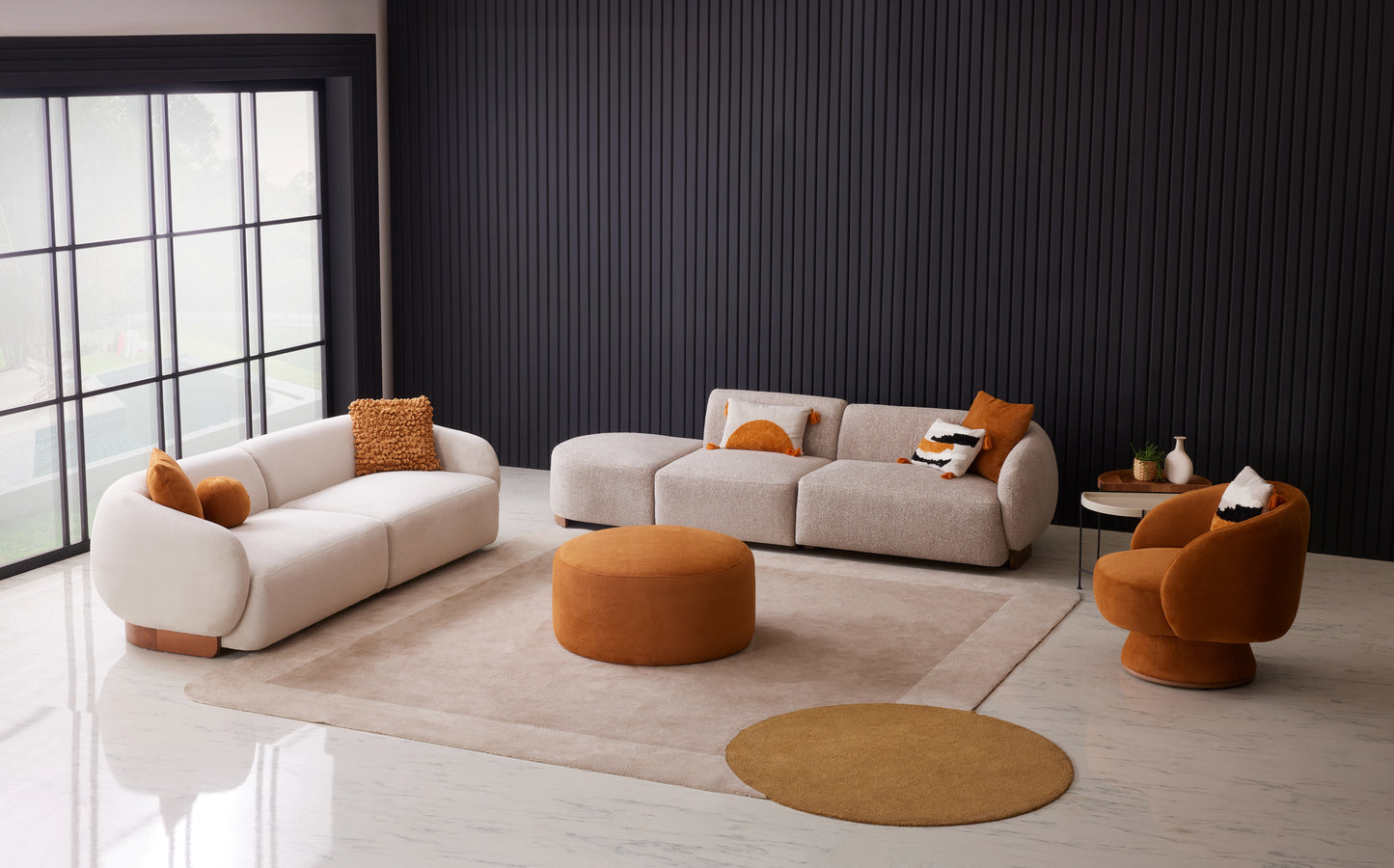 Monza Sofa Set: Luxury Living Room Furniture – Luxe Life Furniture