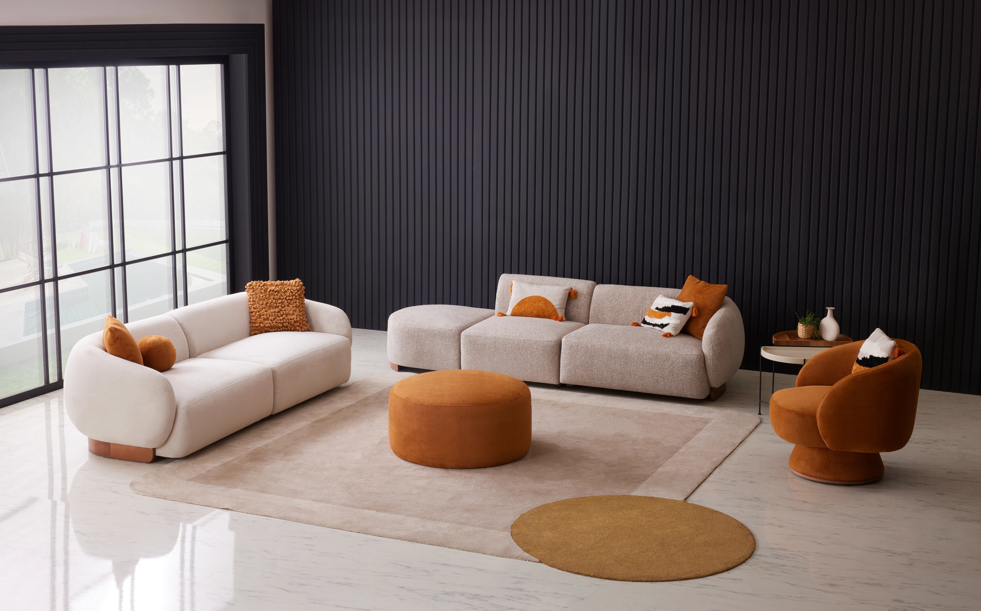 Monza Sofa Set: Luxury Living Room Furniture – Luxe Life Furniture