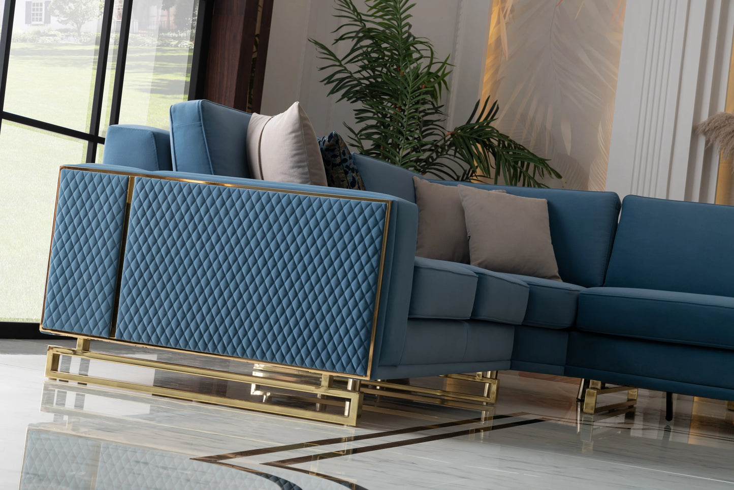 Uluda Corner Sofa: Luxe Life Furniture